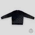 Louis Vuitton Gradient Monogram Fil Coupe Crewneck in Black