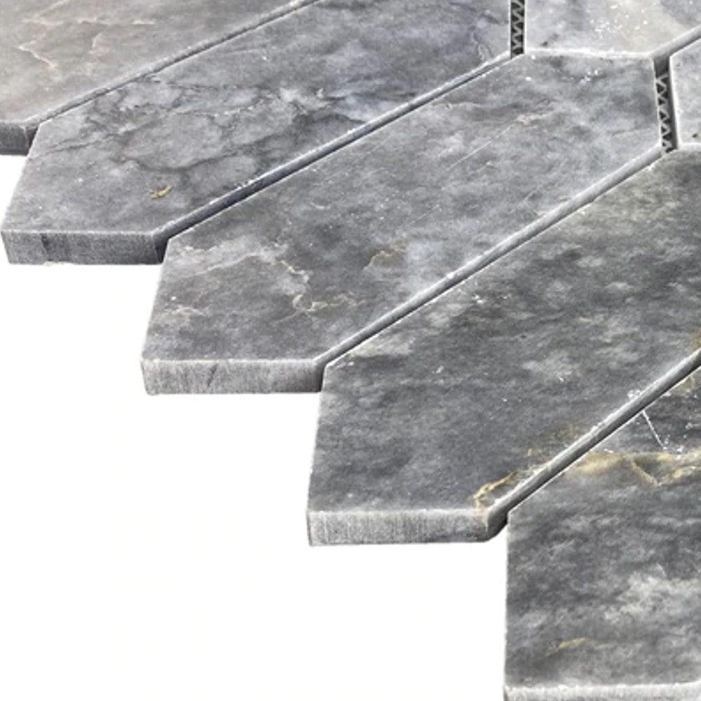 Luna Sky Marble Strada on 12" x 12" Mesh Mosaic Tile