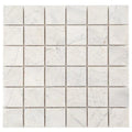 Palia White Dolomite Mosaic Tile 2"x 2" on 12" x 12" Mesh - Polished