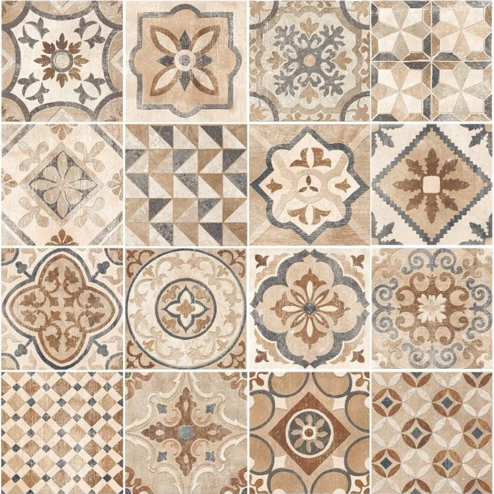 Marseille 8" x 8" Glazed Porcelain Floor and Wall Tile ( 5.33 sqft per box )