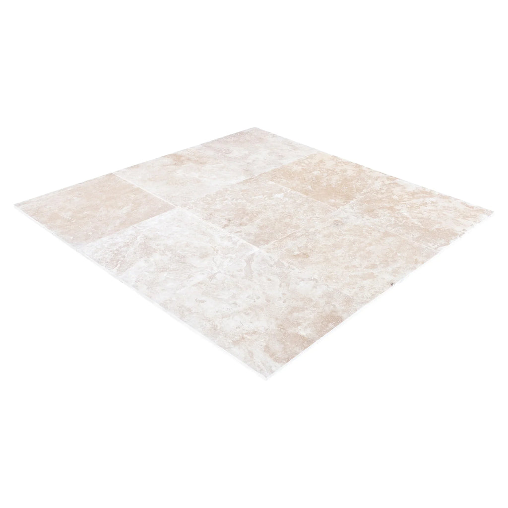 Miletos Ivory Travertine Tiles Honed and Filled Wall and Floor Tile
