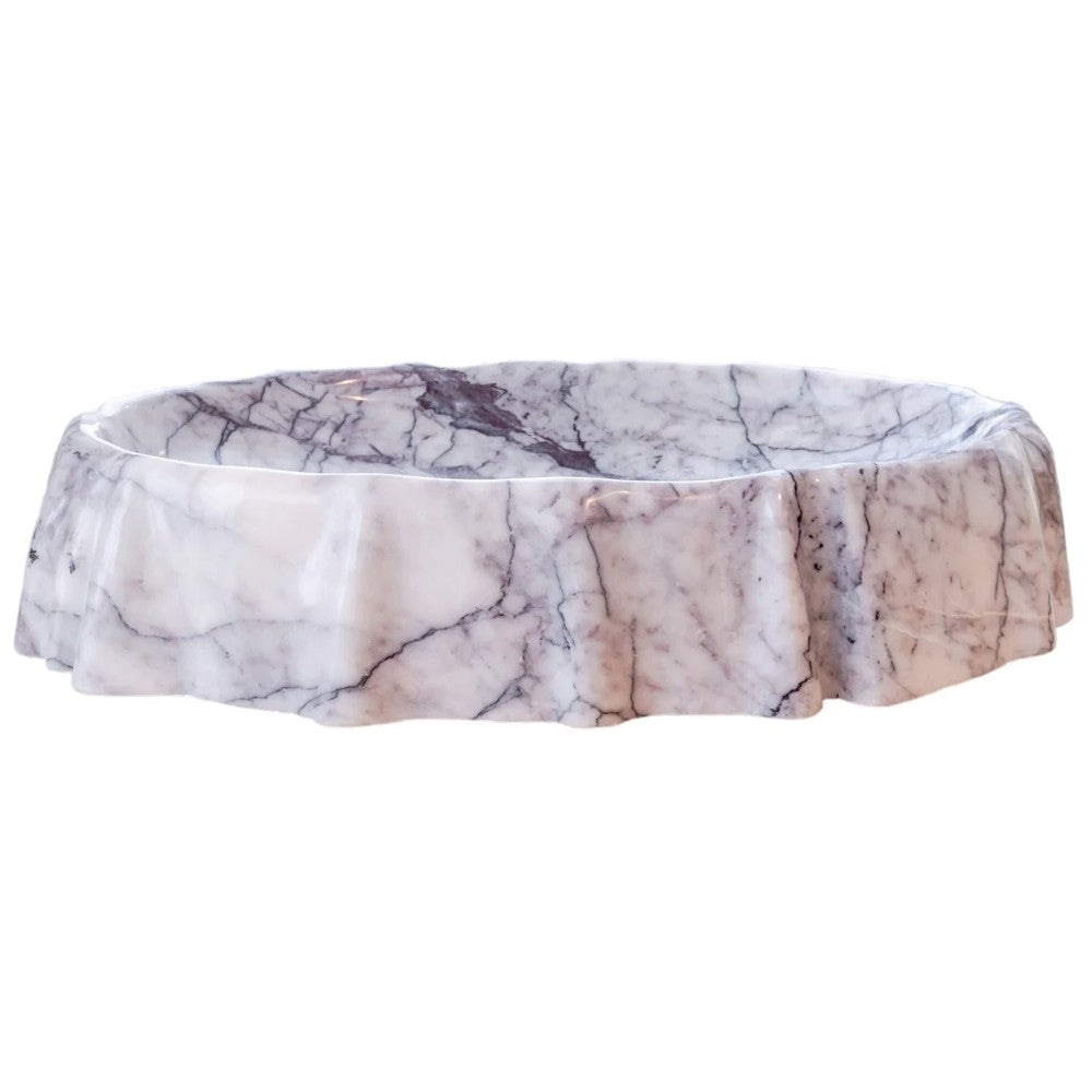 New York Marble Artistic Vessel Sink Polished (W)16" (L)26" (H)5"