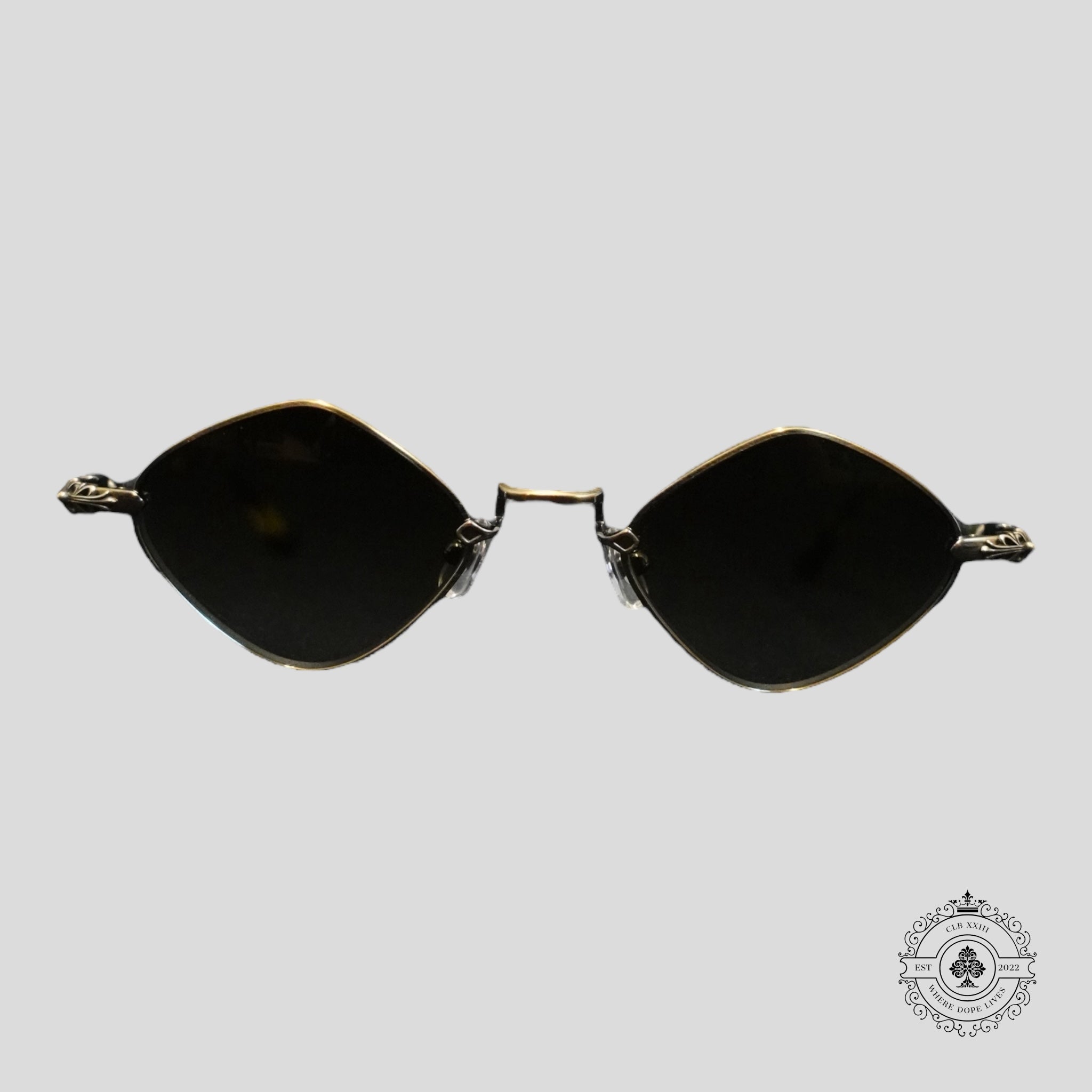 Chrome Hearts Diamond Dog Sunglasses in Tortoise