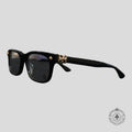 Chrome Hearts Vagilante Glasses in Black/Gold
