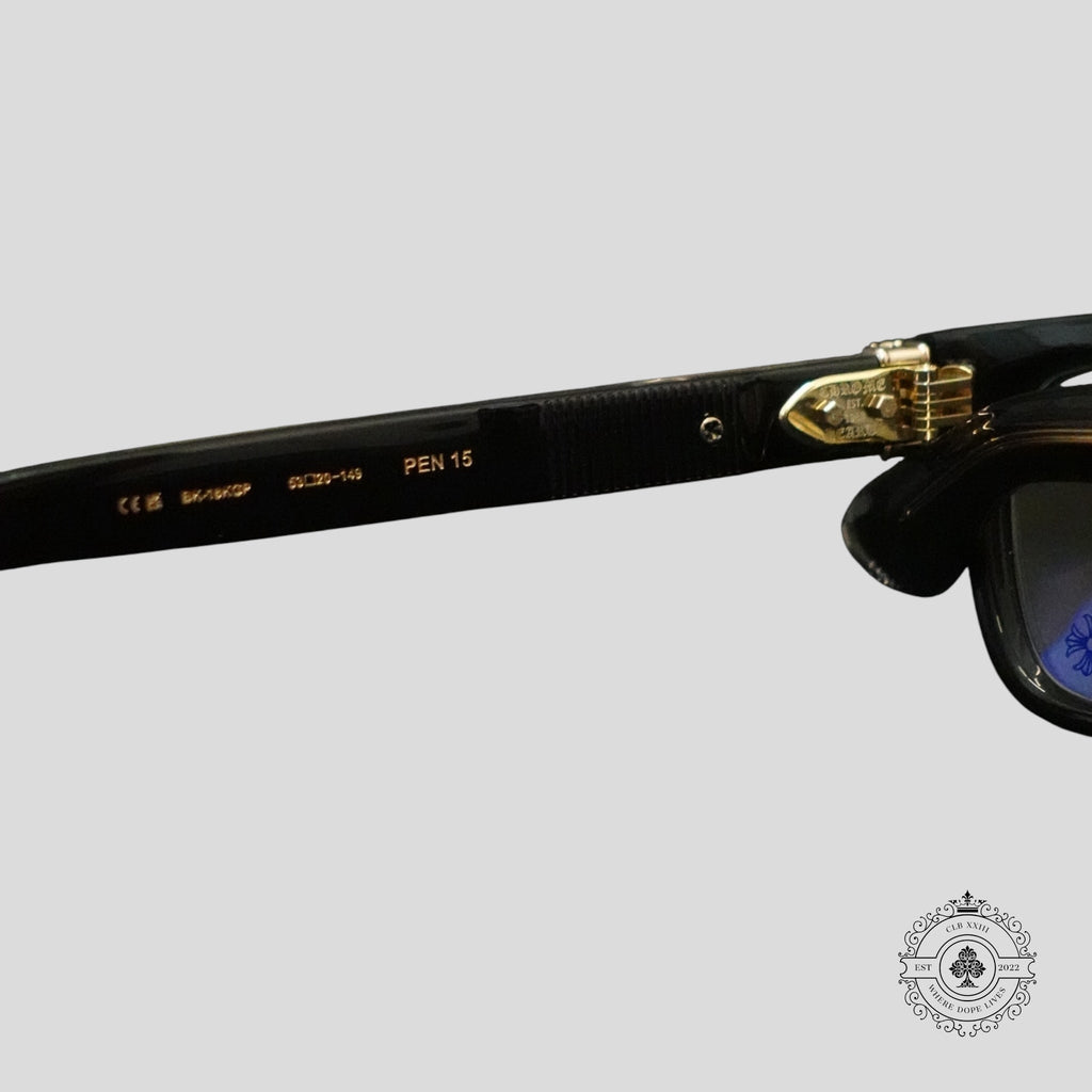 Chrome Hearts Pen 15 Glasses in Black/Gold