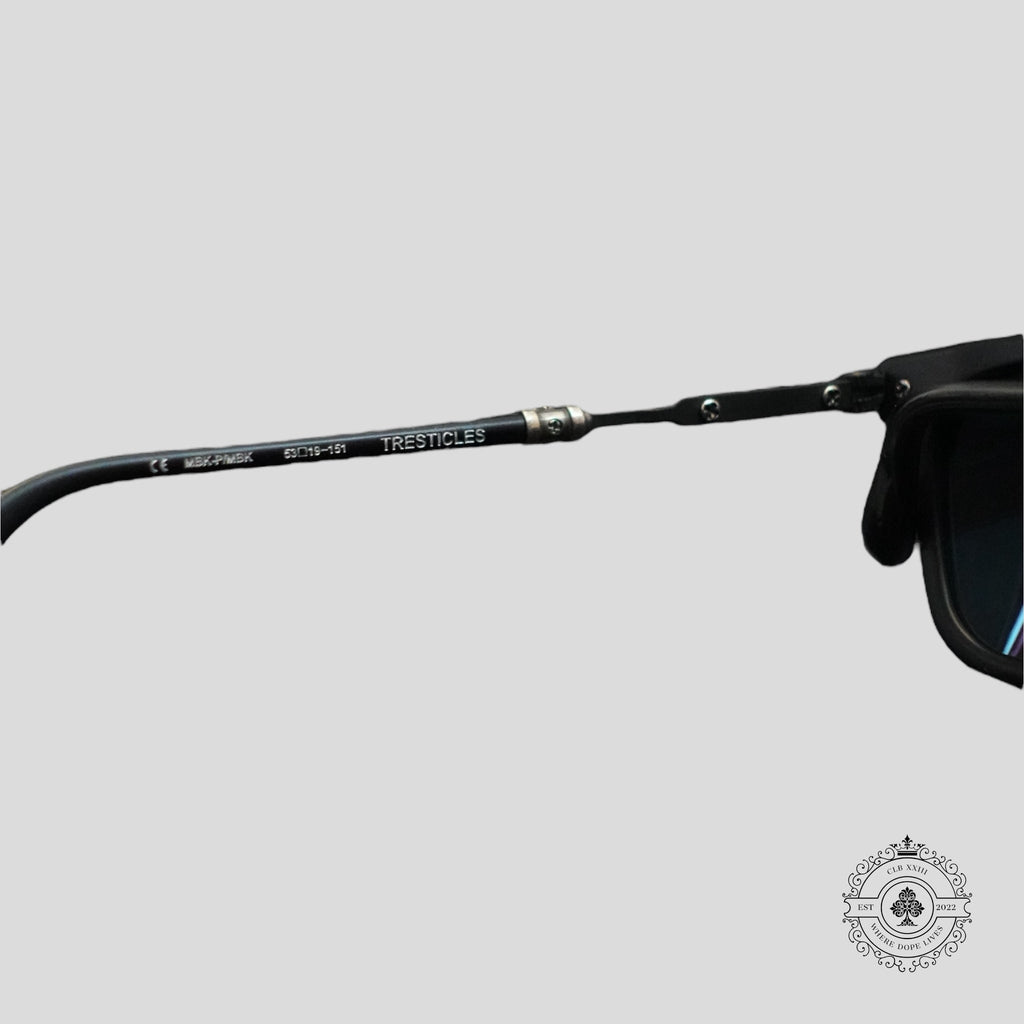 Chrome Hearts Tresticles Glasses in Matte Black/Silver