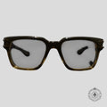 Chrome Hearts Bulge Glasses in Olive/Silver
