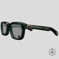 Chrome Hearts "See You In Tea" Sunglasses in Marine Green/Silver