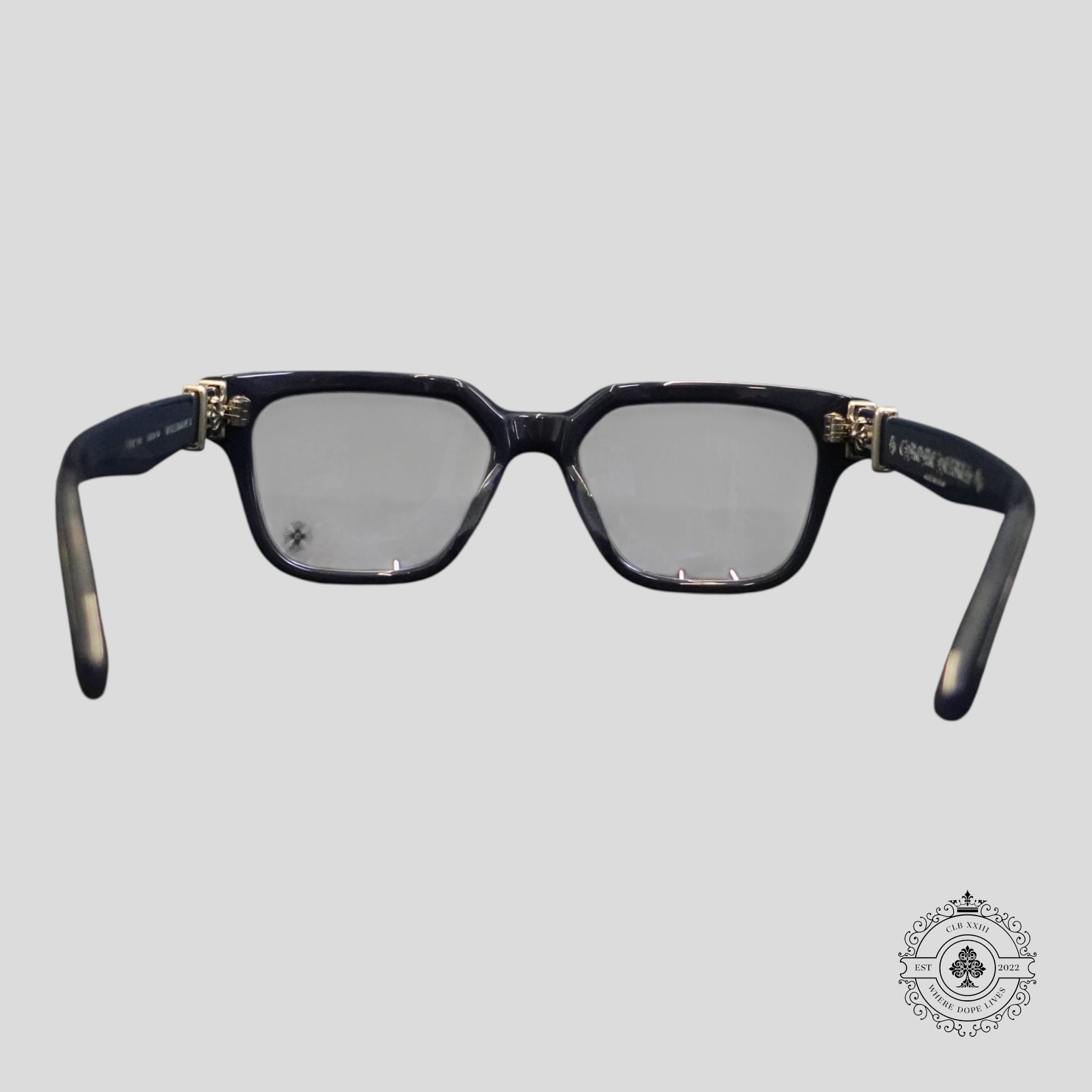 Chrome Hearts Vagillionaire II Glasses in Blue/Silver