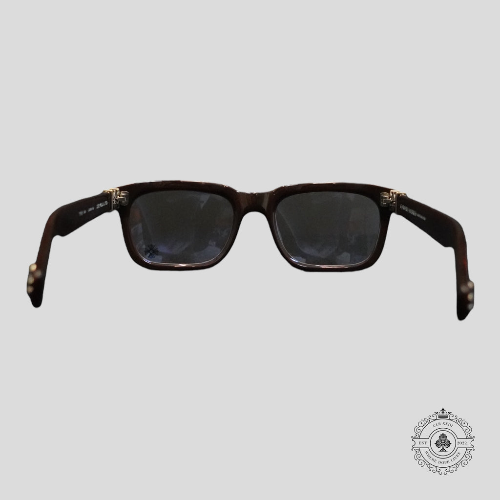 Chrome Hearts See You In Tea Sunglasses in Brown/Silver