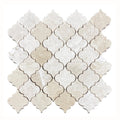 Vanilla Beige Marble Casablanca on 12" x 12" Mesh Mosaic Tile