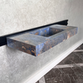 HANDCRAFTED THUNDERSTORM HIGH ENGINEERED STONE SINK (ES-043)