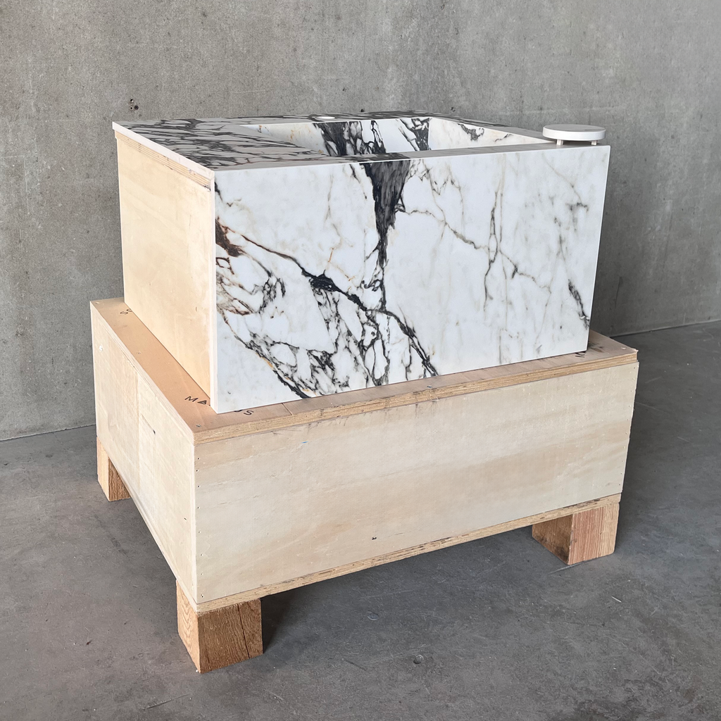 HANDCRAFTED MATERIA CORCHIA GOLD ENGINEERED PORCELAIN SINK (ES-045)