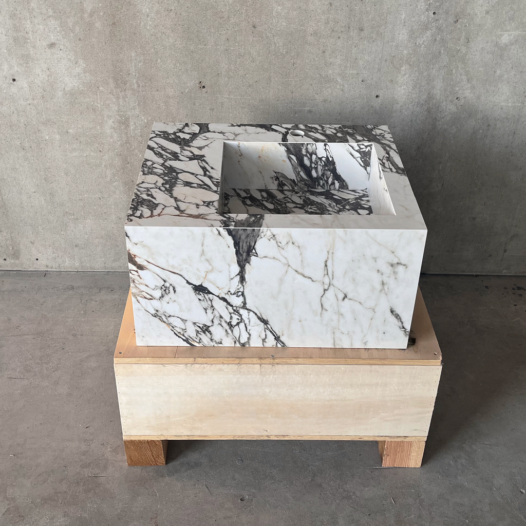 HANDCRAFTED MATERIA CORCHIA GOLD ENGINEERED PORCELAIN SINK (ES-045)