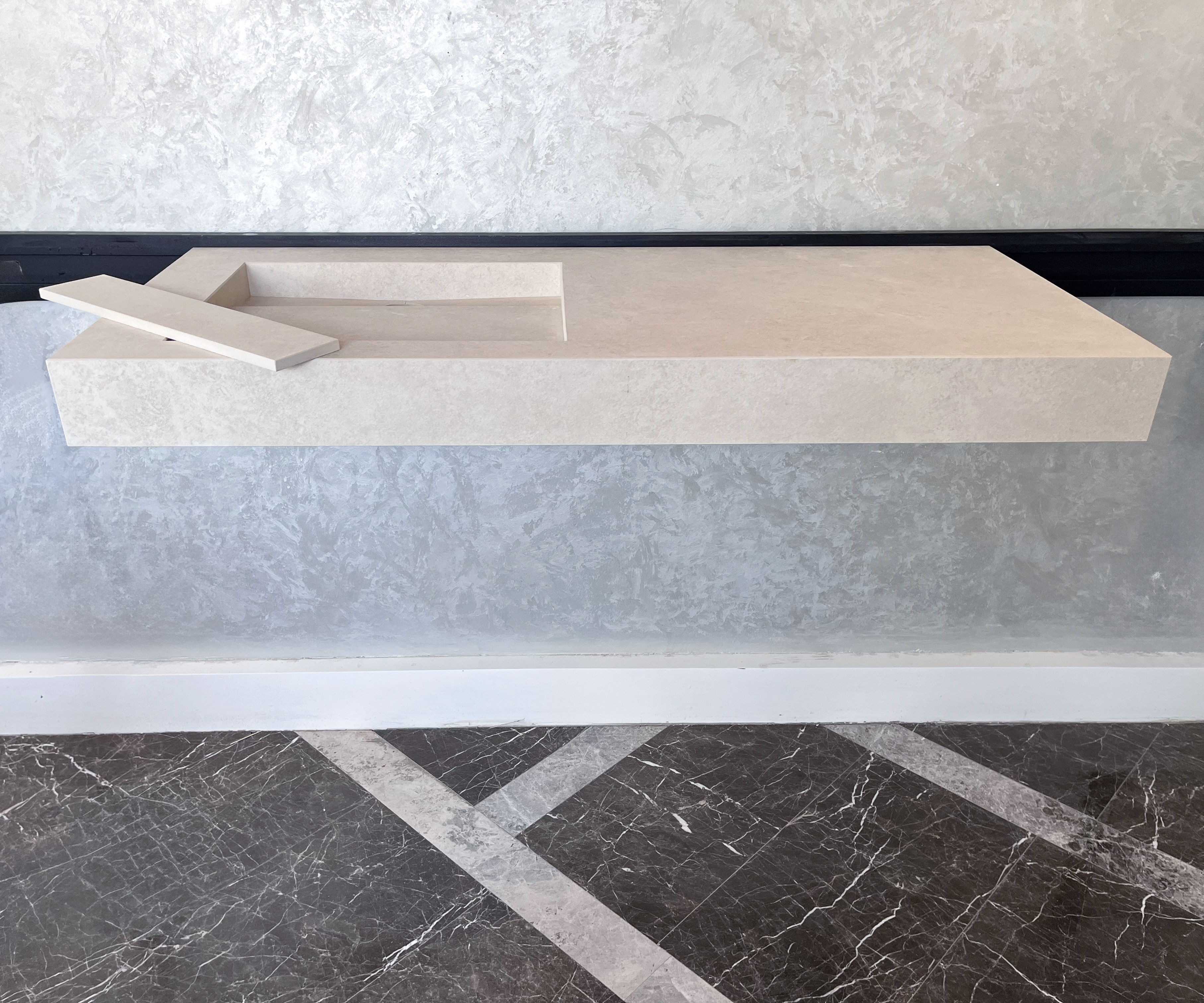 HANDCRAFTED INFINITY CHIANCA DI OSTUNI HIGH ENGINEERED PORCELAIN SINK (ES-044)