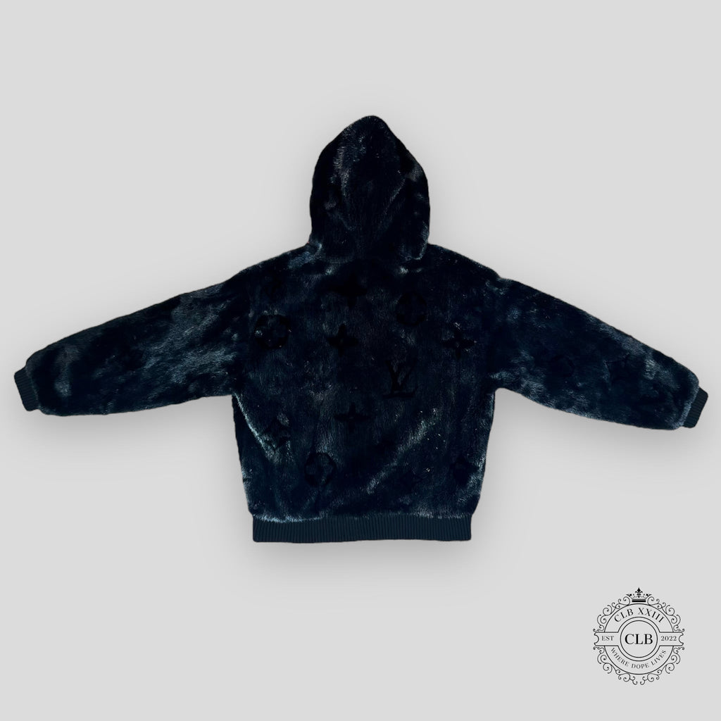 LOUIS VUITTON 2021 MONOGRAM MINK JACKET - BLACK