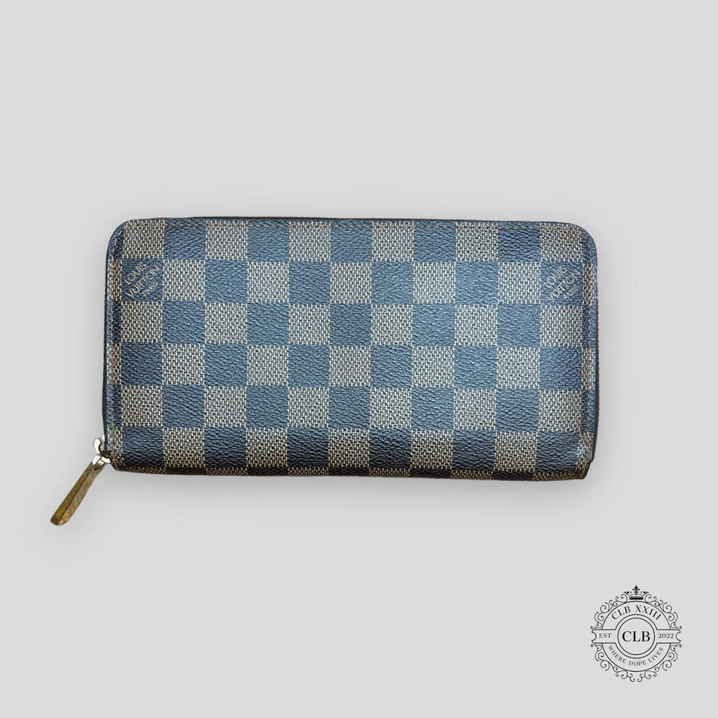 LOUIS VUITTON DAMIER EBENE ZIPPY WALLET - BROWN