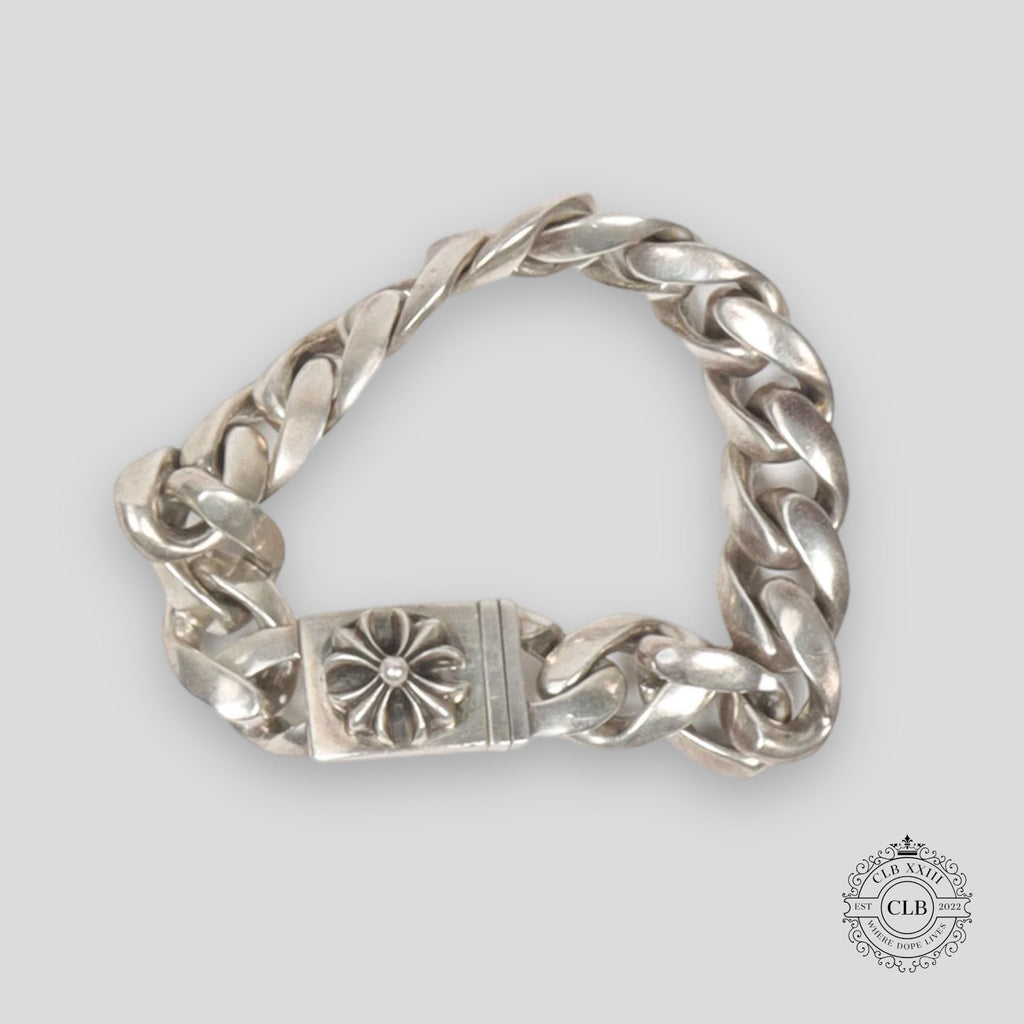 CHROME HEARTS FLEUR LOCK BRACELET