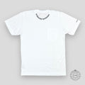 CHROME HEARTS NECK LOGO POCKET T-SHIRT - WHITE