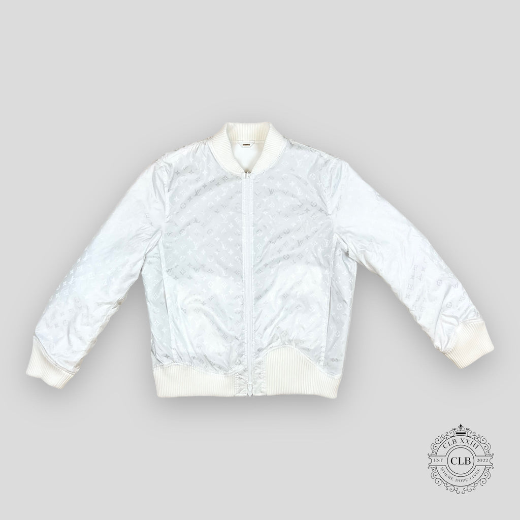 Louis Vuitton Reversible Leather & Nylon Mix Bomber Jacket