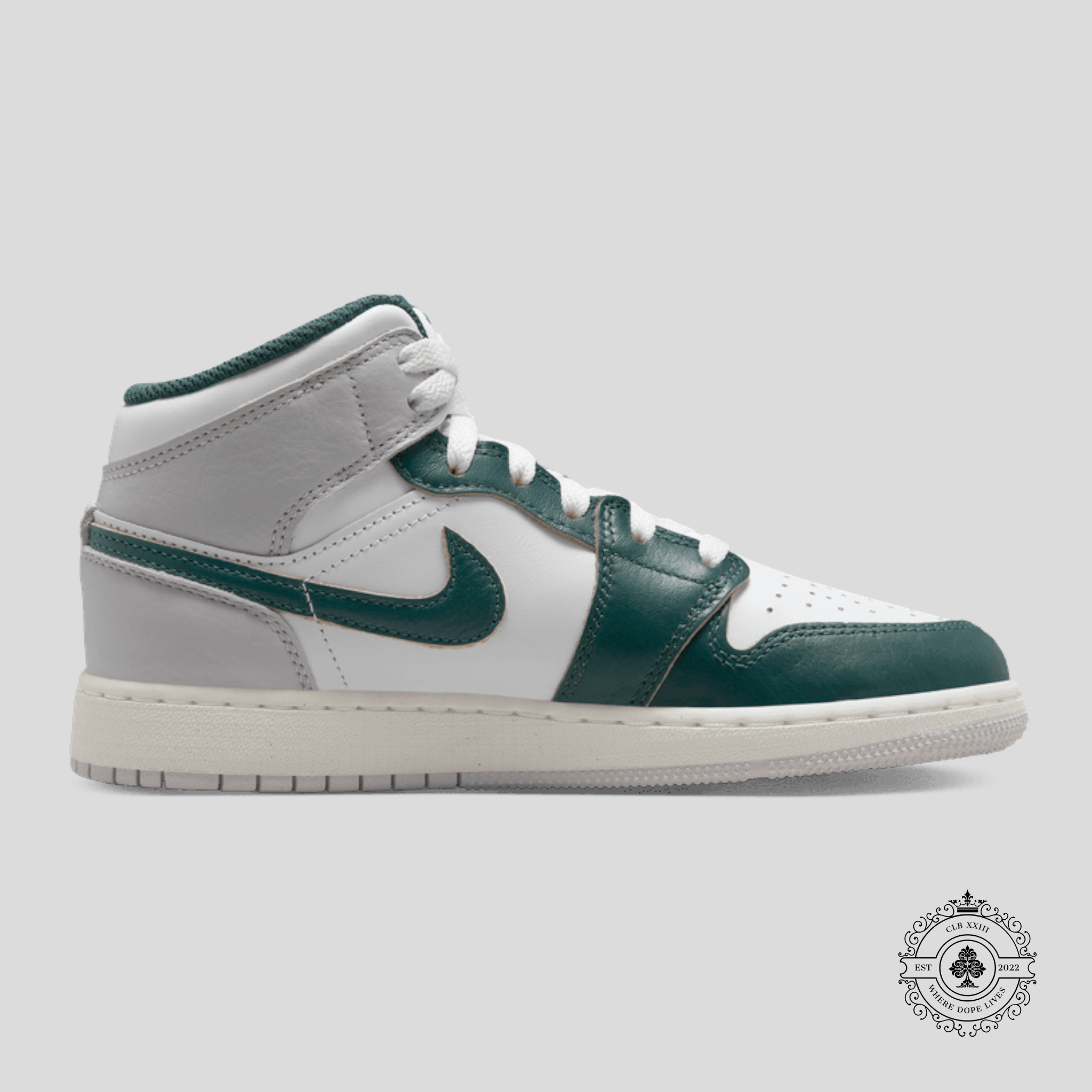 Air Jordan 1 Mid SE Oxidized Green (GS)