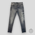 Amiri Military Stencil Jeans in Grey