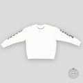 CHROME HEARTS NECK LOGO CREWNECK SWEATSHIRT - WHITE