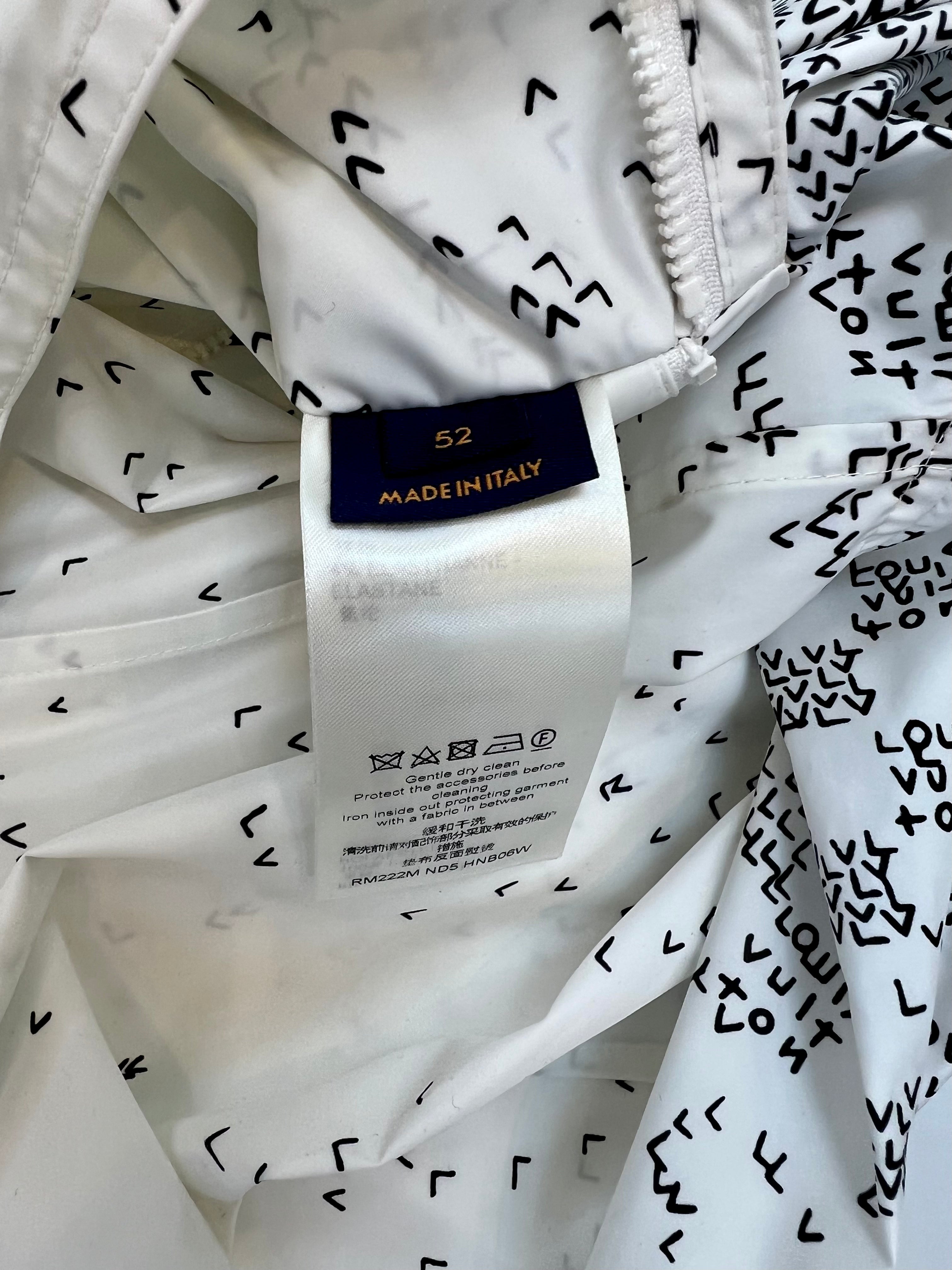 Louis Vuitton Damier LV Spread Windbreaker in White