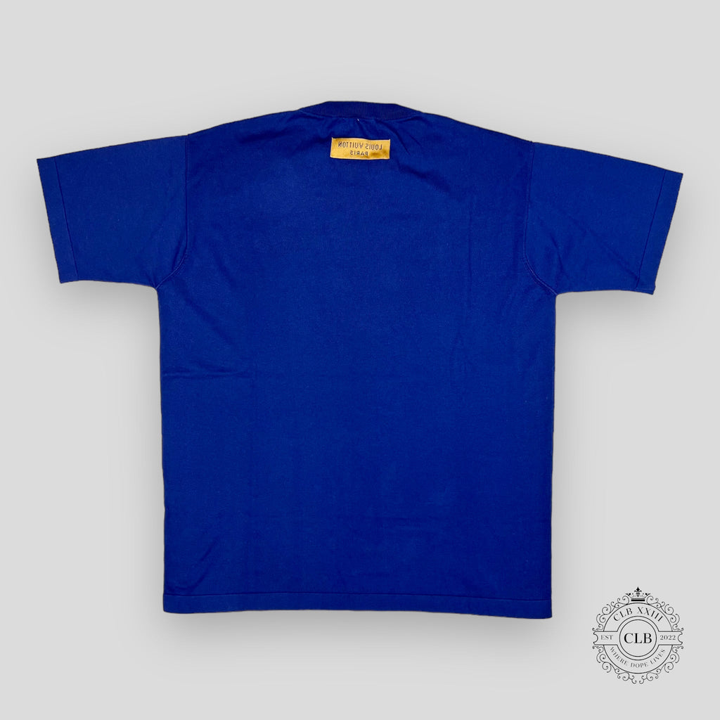 Louis Vuitton Short-Sleeved Graphic Crewneck in Indigo