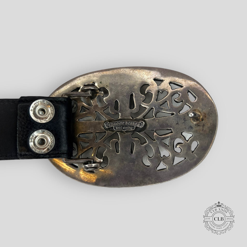 CHROME HEARTS OVAL CROSS BELT