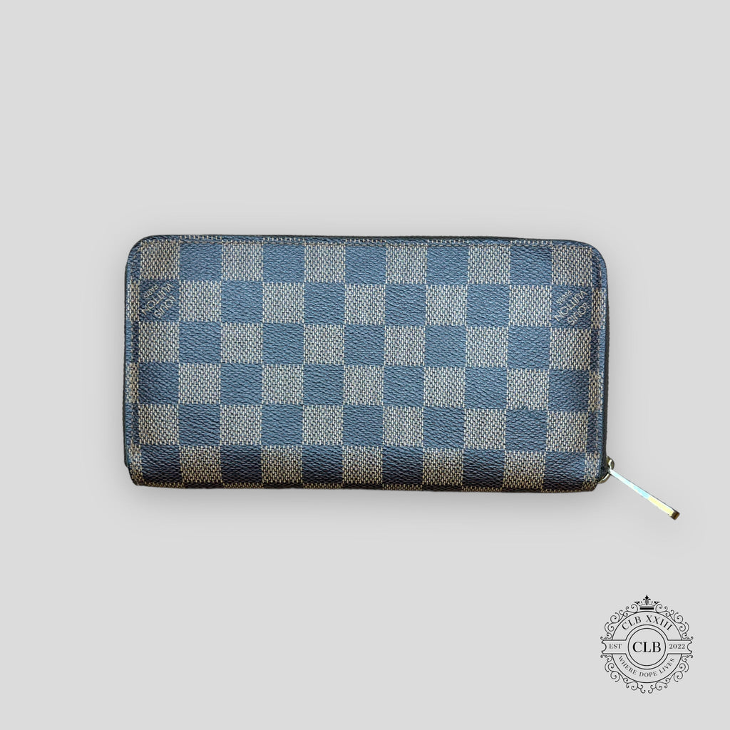 LOUIS VUITTON DAMIER EBENE ZIPPY WALLET - BROWN