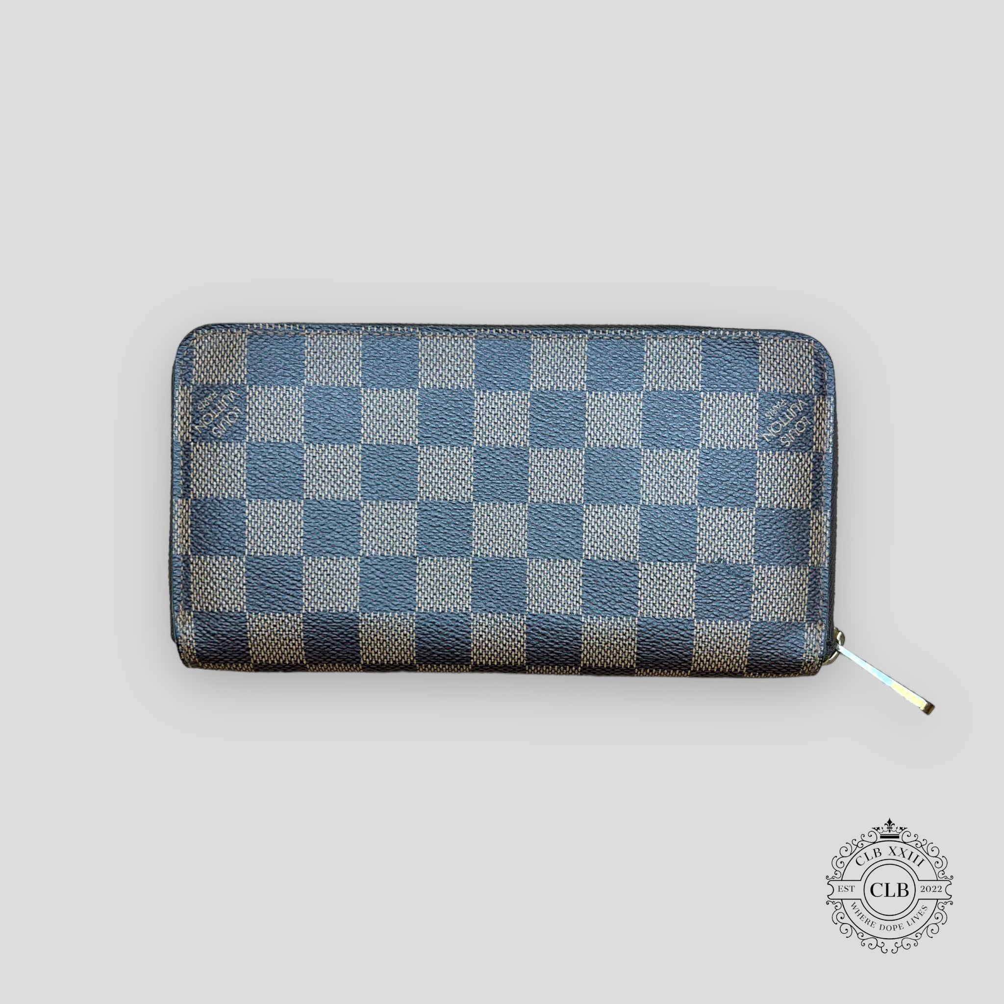 LOUIS VUITTON DAMIER EBENE ZIPPY WALLET - BROWN