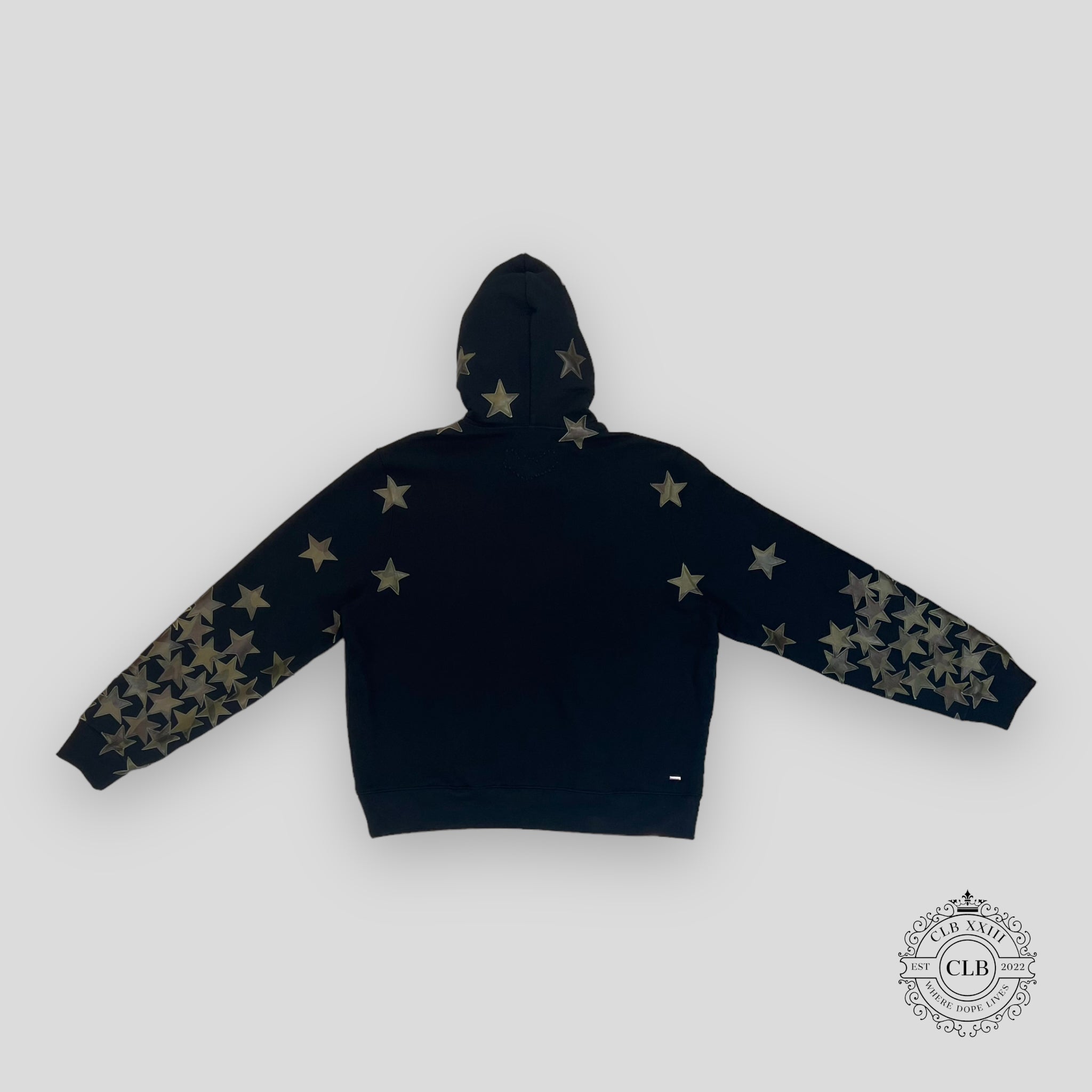 Amiri Chemist Hoodie in Black/Camo