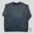 LOUIS VUITTON DAMIER SPREAD PRINTED SWEATSHIRT - GREY
