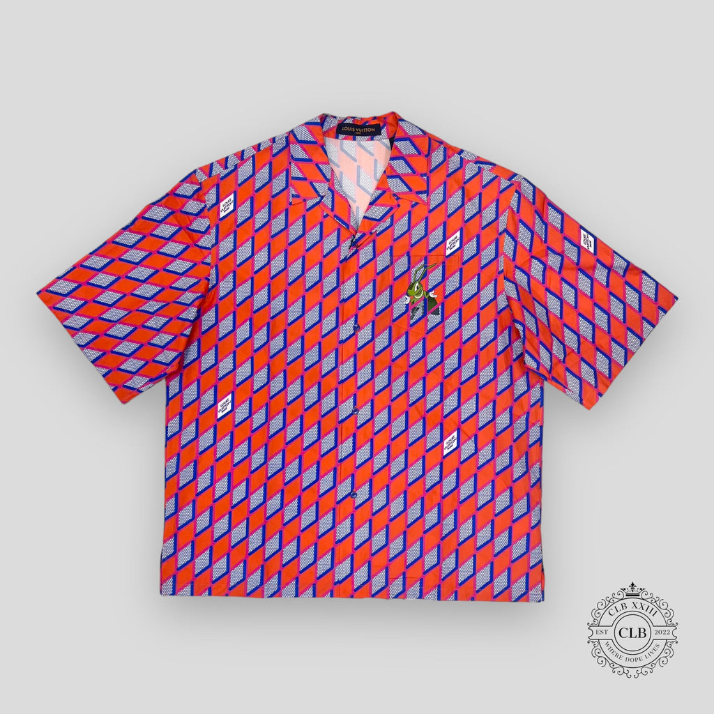 Louis Vuitton Diamond Damier Cricket Button-Up Shirt
