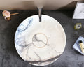 New York Marble Natural Stone Above Counter Sink Polished (D)15.5"  (H)4.5"