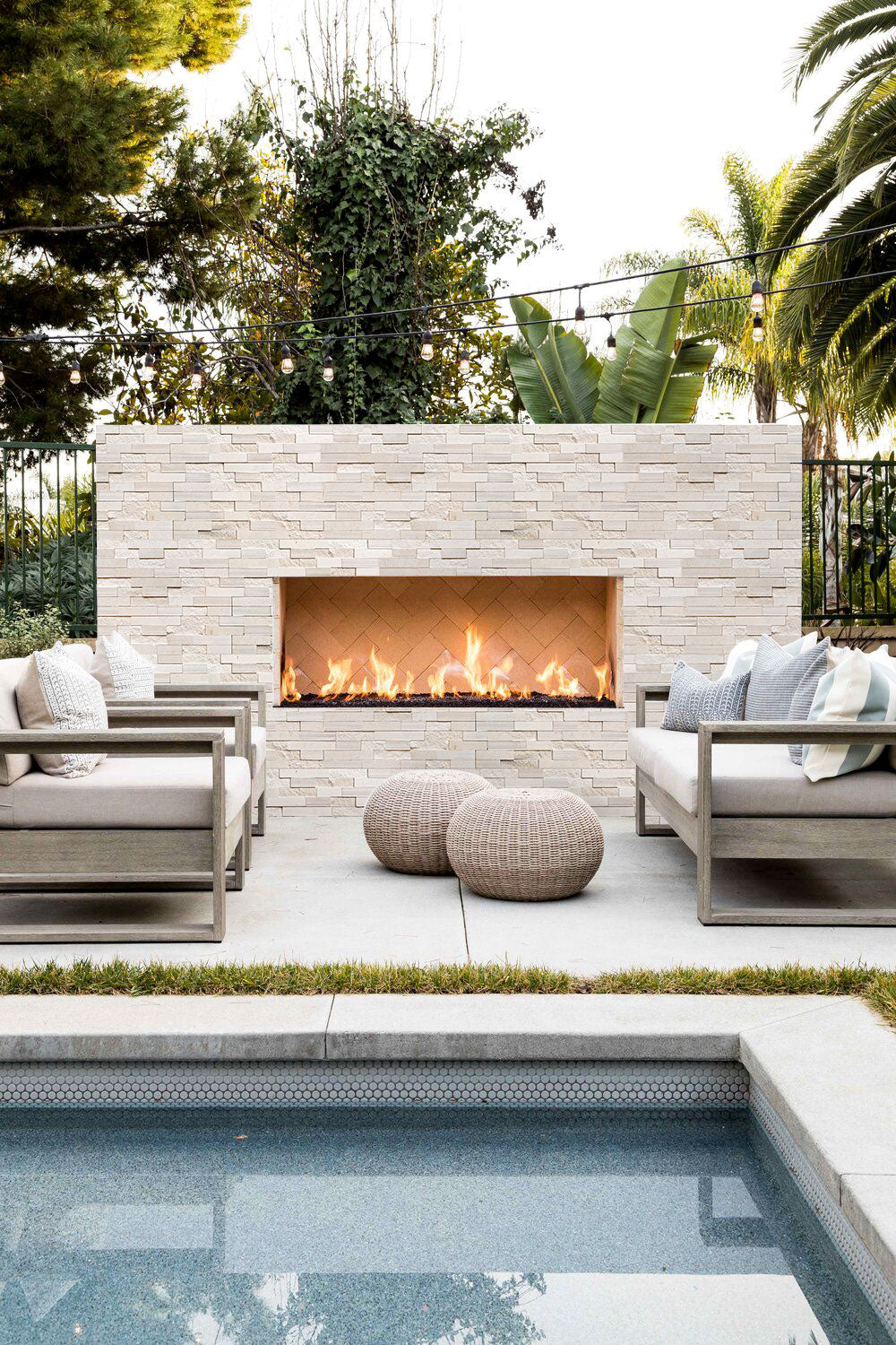 Piedra Caliza Ledger 3D Panel 6"x24" Multi Surface Natural Limestone Wall Tile