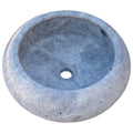 Sirius Silver Marble Natural Stone Vessel Sink (D)15.5" (H)6"