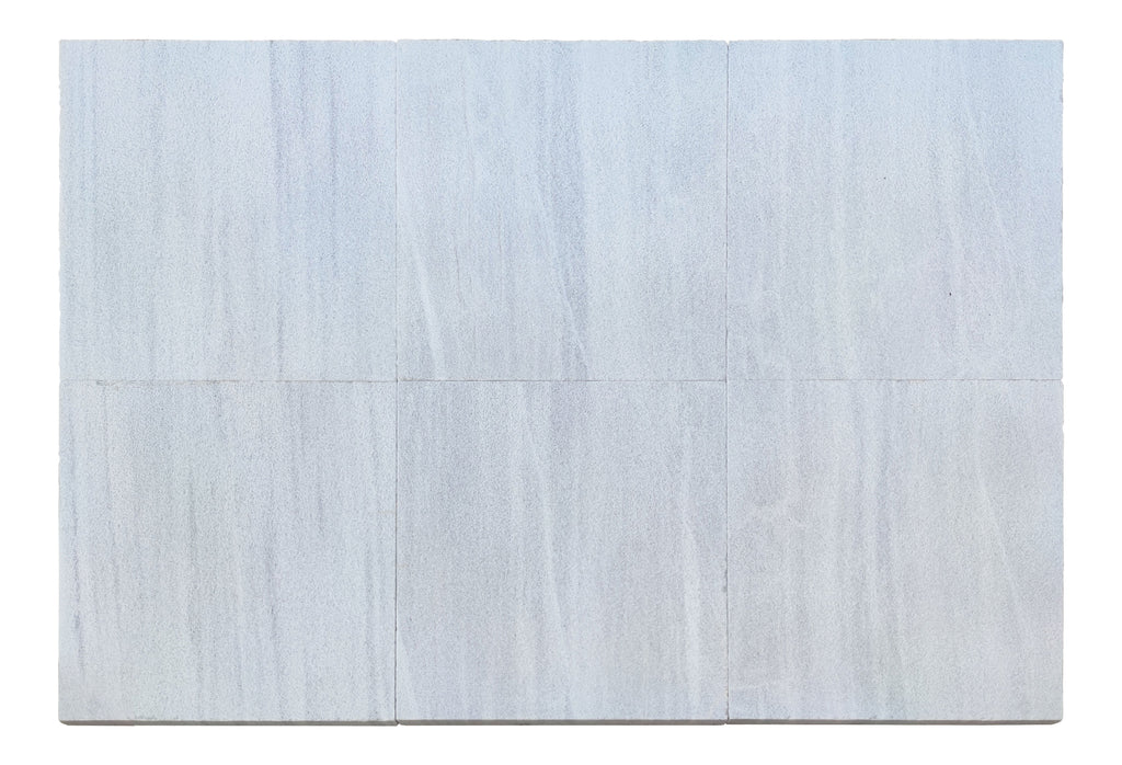 Solto White Tumbled Marble Pavers 16"x24"-24"x24"