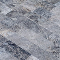 Tundra Gray 4"xFree Length Split-face Natural Marble Wall Tile